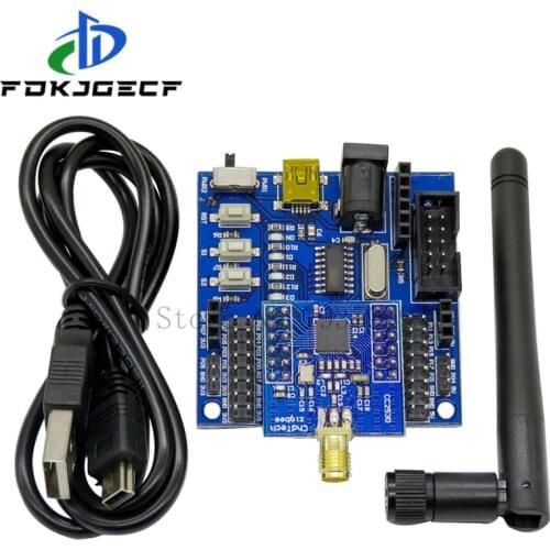 CC2530 Zigbee Module UART Wireless Core Board + Sensor Node Baseboard Development Board CC2530F256 Serial Port Wireless 2.4GHz