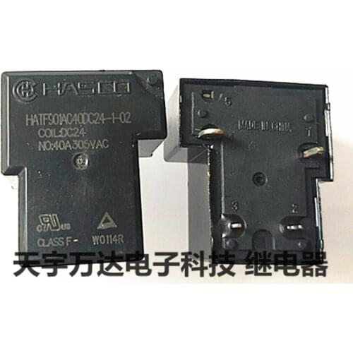 HATF901AC40DC24-1-02 DC24 Relay 24VDC 24V 40A 4PIN