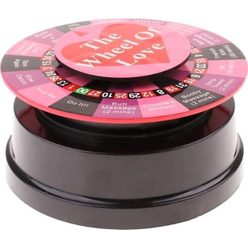 Truth Or Dare Game, Electric Turntable Roulette Wheel, Couples Lovers Supply