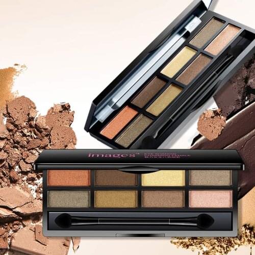 IMAGES Makeup 8 Colors Eyeshadow Palette Eye Shadow Shining Make Up Cosmetic Beauty Tool RP