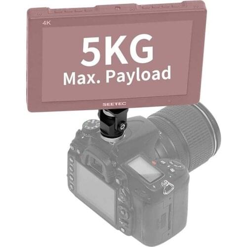 Camera Monitor Screen Tripod Hot Shoe 360 Degree Mini Holder Mount Adapter for LED Light DSLR Rig Smartphone Gopro Microphone