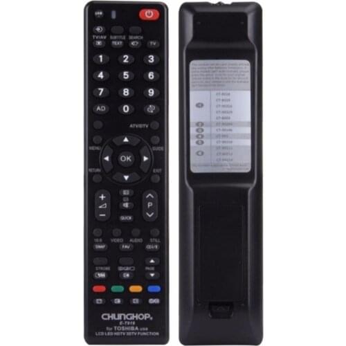 LCD LED HDTV Universal Remote Control For Toshiba E-T919 Television Hot New
