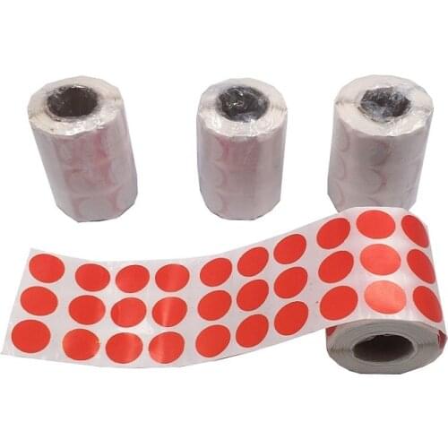 4/5"(2cm) 900Pcs/Roll Red Splatter Splash Target Stickers Cover-up Patches for target shooting of all guns, airgun, BBs