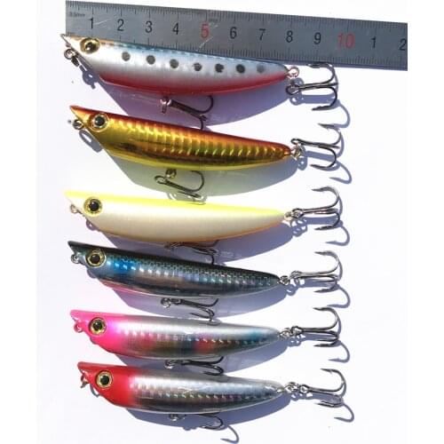 NEW Fishing Dog Lure Hard Bait Artificial Pencil Lures Minnow Type Topwater Zigzag Sea Fishing Baits 8cm/9g