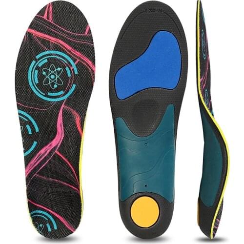 Orthopedic Insole Arch Support Insoles Women Men Orthotic Foot Sport Shoe Unisex Running Cushion Soft Sole Shock Absorption Pads