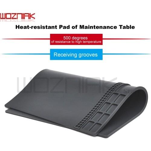 Wozniak Belt Sink Mobile Phone Maintenance Work Pad High Temperature Resistance Tabletop Silica Gel Cushion