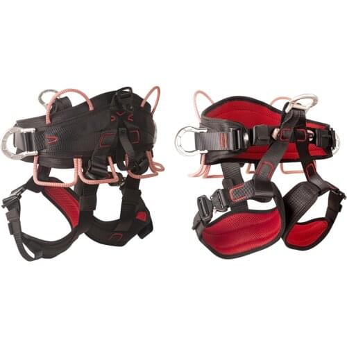 Pro Rock Climbing Half Body Harness Arborist Fall Arrester Seat Belt Fall Arrester Equipment Safety