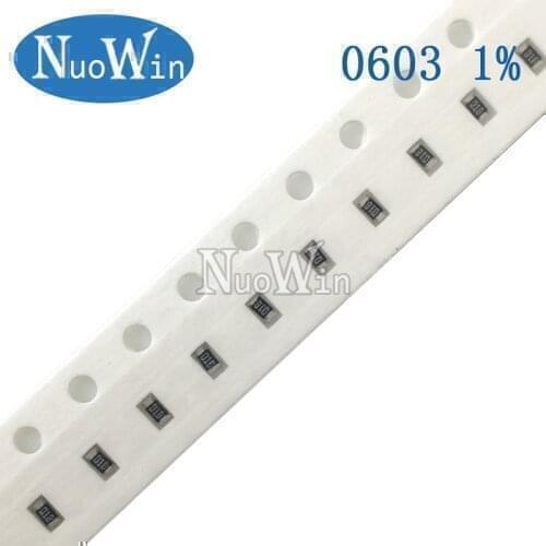 100pcs 0603 1% SMD resistor 1/10W 432R 442R 453R 464R 470R 475R 487R 499R 510R 511R 432 442 453 464 470 475 487 499 510 511 ohm