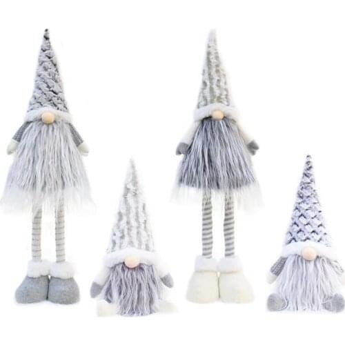 Christmas Faceless Doll Pendant Soft Figurines Christmas Ornaments Merry Christmas Decorations For Home Navidad Natal New Year