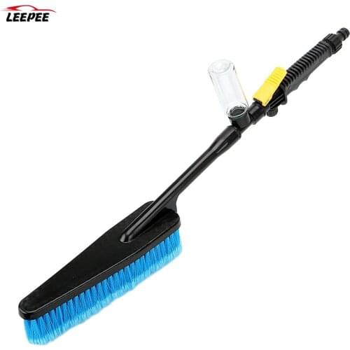Car Wash Brush Cleaning Tool Car-styling Durable Water Flow Switch Foam Bottle Car Care Long Handle