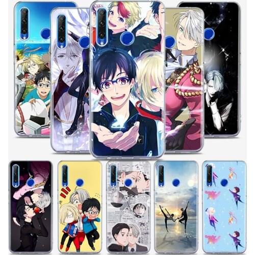 Anime YURI on ICE Silicone Cover For Honor 30 30S 30i 9 10 9A 9C 9S 9N 10i 10X 9X Lite Pro 5G Phone Case