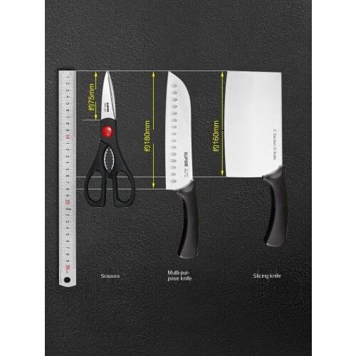 Supor Kitchen Knife Chopping Board Set Stainless Steel Full Set Kitchen Household Cutters & Scissors Replaceable Blade Knife