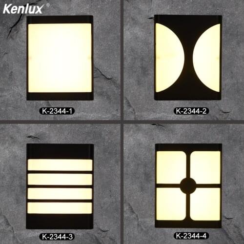Plastic four styles Led Wall Light Energy-saving Waterproof Aisle Exterior Light Indoor Outdoor Porch LED Wall Lamp Garden Light