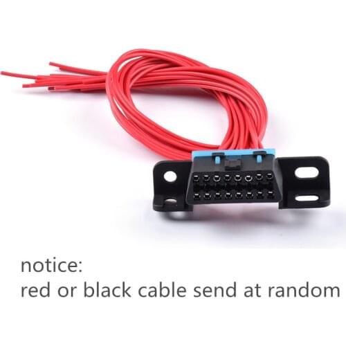 Universal Automotive Assembled OBD2 16Pin Female Connector for OBDii car Diagnostic Plug Female J1962F for Chevrolet Ford