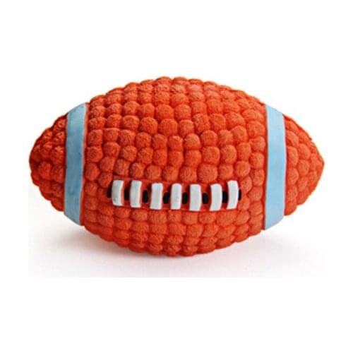 Chewing Toys for Pet Dogs, Rubberized Rugby Ball Shapes, Indoor and Outdoor Pet Interactive Products, Tooth Cleaning