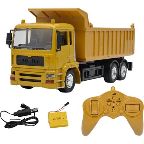 1/24 8ch 2.4g Rc Trucks Remote Control Dump Truck Rc Construction Vehicles Boys Kids Educational Vehicle Truck Toys Gift Игрушки