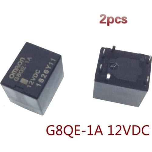 2pcs G8QE-1A 12VDC car relay for Toyota Aygo powersteering ECU repair
