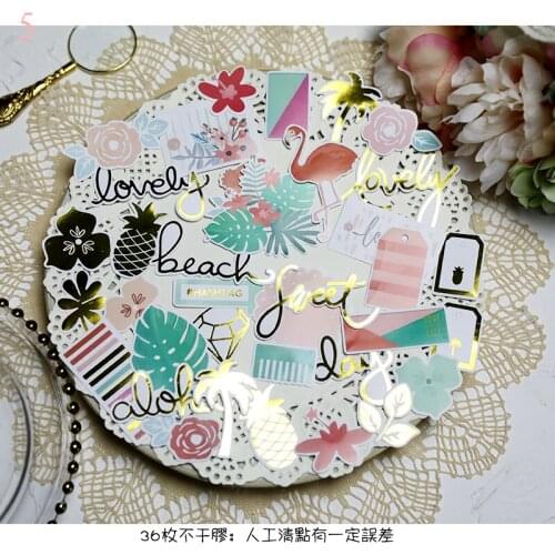 36pcs 5 series Stickers Scrapbooking Happy Planner/Card Making/Journaling Project P5