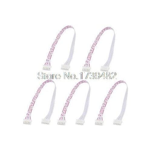 5 Pcs 5Pin 2.54mm Pitch Female to Female JST XH Connector Cable Wire 30cm 12"