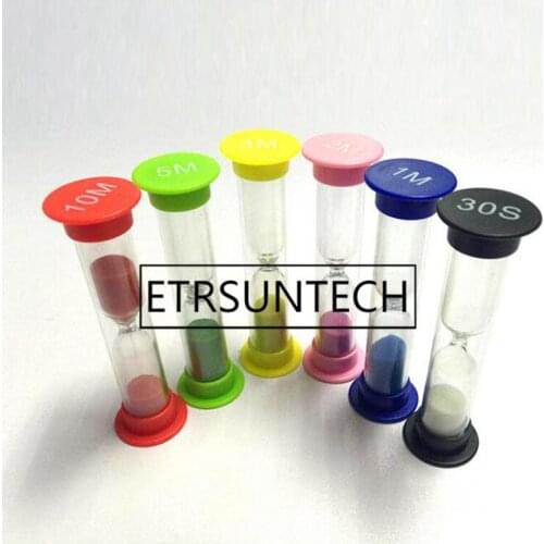 50sets 30second/1minute /2minutes /3minutes /5minutes /10minutes Colorful Hourglass Sandglass Sand Clock Timers