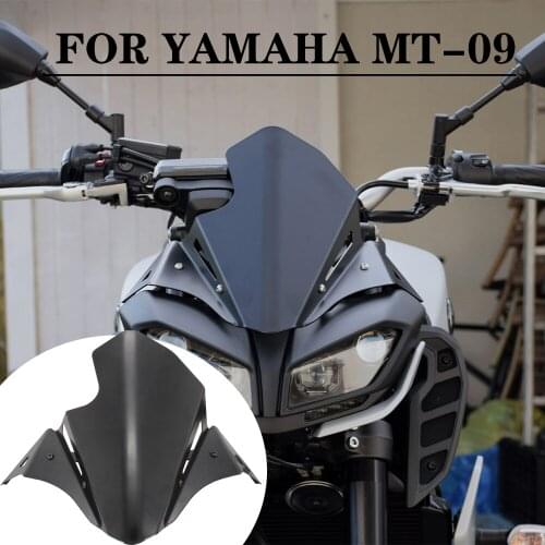 Motorcycle Accessories FOR YAMAHA MT-09 MT09 2017 2018 2019 2020 Front Windshield Windscreen Airflow Wind Deflector