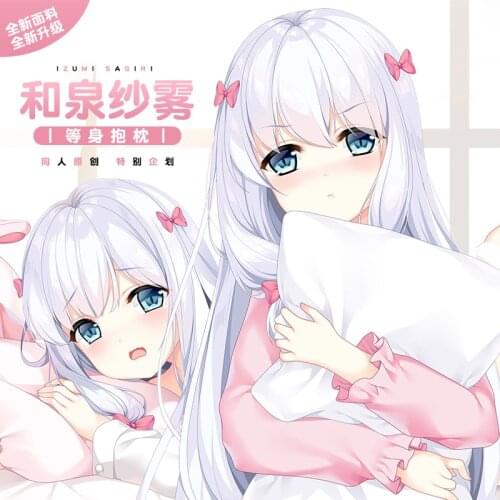 Anime Eromanga Sensei Sagiri Izumi Cute Dakimakura Hugging Body Pillow Case Japanese Otaku Loli Pillow Cushion Cover Gifts