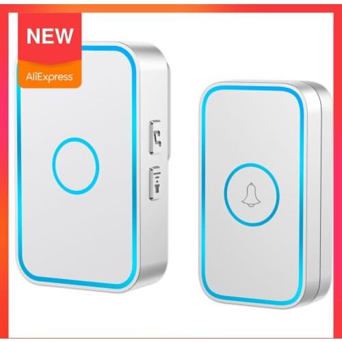 Ayevin Wireless Waterproof outdoor house Doorbell US EU UK AU Plug Home Intelligent Self-powered Door Bell Button Receiver