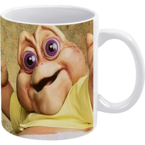 Baby The Dinosaurs White Mug Ceramic Mug Creative Mug Dinosaurs Baby 9s Baby Earl Dinosaur Television Birth Dad Father