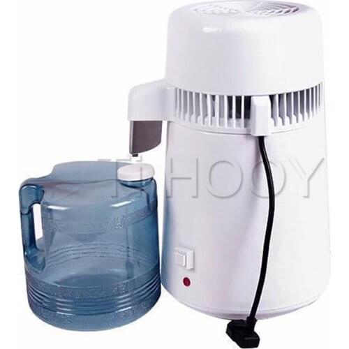 4l Pure Water Distiller Dental Distilled Water Machine Stainless Steel Filter Purifier Electric Distillation jug 110v 220v