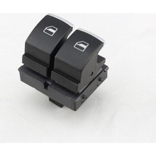 CHROME SWITCH Window CONTROL driver site fit For GOLF RABBIT (2 Doors) 5K3 959 857