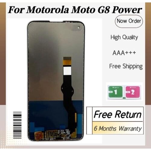 100% New For Motorola Moto G8 Power LCD XT2041 XT2041-3 XT-2041-1 LCD Touch Screen Assembly For Moto G8Power LCD
