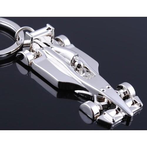New Fashion Car Keychain F1 Racing Keychain Creative Gifts Business Gifts Stereo Metal Keychain Company Customization Hot S033