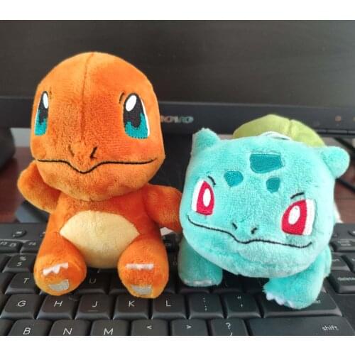 Pokemon Original Bulbasaur Charmander Stuffed Plush TOY Doll New KEAY CHAINS