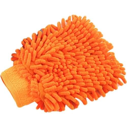1Pc Car Wash Washing Microfiber Chenille Mitt Auto Cleaning Glove Dust Washer car accessories Sponges, Cloths & Brushes