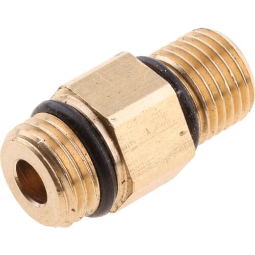Metric Fitting M14 M14X1.5 Male to 1/4" Male NPT Pipe Gauge Adapters Outlet