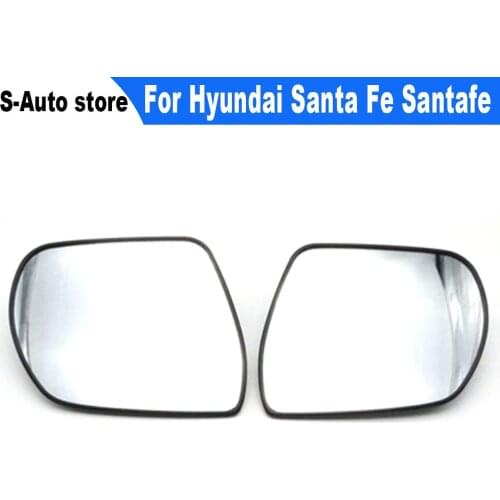 Plastic Shell with Heated Side Mirror Glass Lens For Hyundai Santa Fe Santafe 09-13 Ix55 Veracruz 07-15 876113J110 876213J110