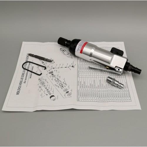 5H Air Screwdriver Straight Head Type Pneumatic Screwdriver Air Screwdriver Hand Drill Wind Driver Pneumatic Tools Air Tools