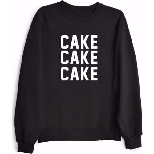 CAKE fashion sweatshirt casual tops moletom do tumblr tops tumblr sweatshirt Unisex cake pullovers fashion jumper