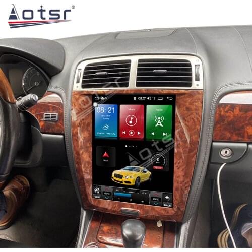 Tesla Vertical Screen for Jaguar XK Android Radio Car GPS Navigation Multimedia DVD Player Head Unit Auto Stereo Audio 128GB 4K
