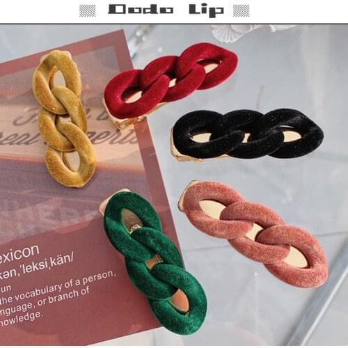 Korean style Suede 2020 hair clip women fashion bandana on the head hairpin hair tie tiara cute diadema hair accessories BB clip