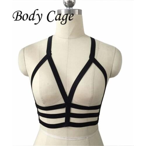 Body Cage sexy Gothic safety belt With black Punk Sling womens body female wiring harness Sexual Harness Erotic Accessory