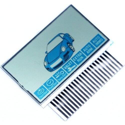 10pcs Zebra Stripes Starline B9 two way remote Starter B9 LCD display screen flexible cable