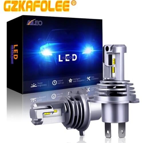 2PCS H4 9003 HB2 Led Lamp H8 H9 H11 H7 9005 9006 Cars High Beam Dipped Beam Auto Grade Chips Car LampsLights Automobiles Parts