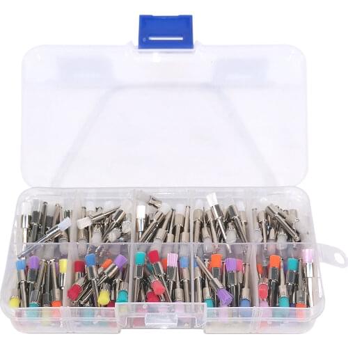 100Pcs Dental Polishing Brush Polisher Cups Brushes Kits Dentistry Teeth Mixed