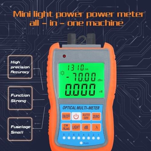 4in1 Mini Optical Power Meter Visual Fault Locator Network Cable Test optical fiber tester 10km 30km VFL
