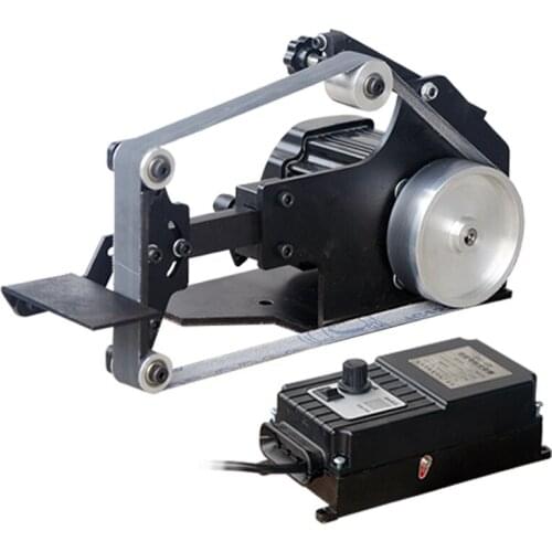 762*25mm Brushless Belt Sander 800W Fixed Angle Sharpening Machine Got 6 Free Abrasive Belt Small DIY Polishing Machine SD-762WS