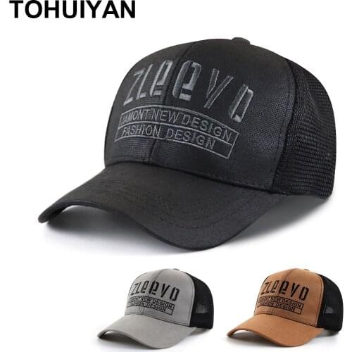 Branded Letter Bone Mens Baseball Cap Summer Breathable Mesh Trucker Caps Women Casual Gorras Mujer Sun Hat Fishing Man Cap