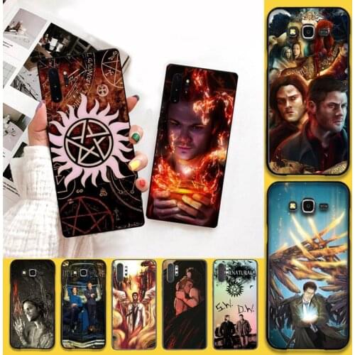 HOTCASHOP movies Supernatural Sam and Dean Phone Case For Samsung Galaxy Note20 ultra 7 8 9 10 Plus lite J7 J8 Plus M21 M30S