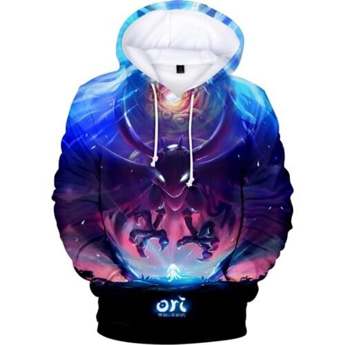Childrens Hoodie from 3 to 14 Years Old Ori and the Will of the Wisps 3D Hooded Sweatshirt Boys/Girls Kids Hoodie Sweatshirts