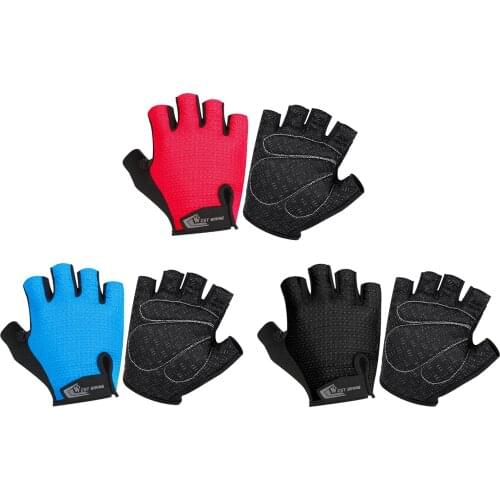 Women Men Half Finger Light Weight Cycling Gloves Motorcycle Road Bike